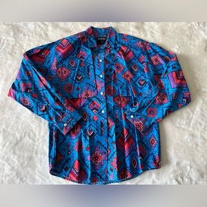 Frontier Series vintage women western shirt size large